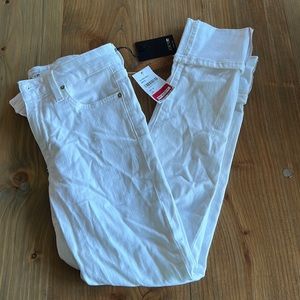 Joes white jeans cropped